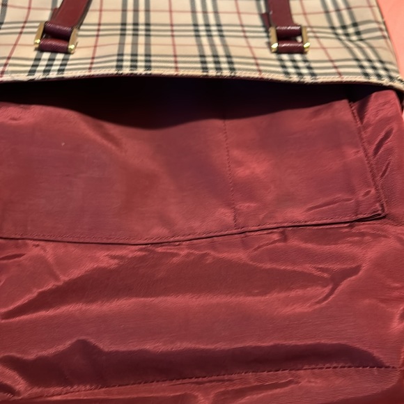 BURBERRY Logo Nova Check Tote Shoulder Bag - Picture 8 of 16